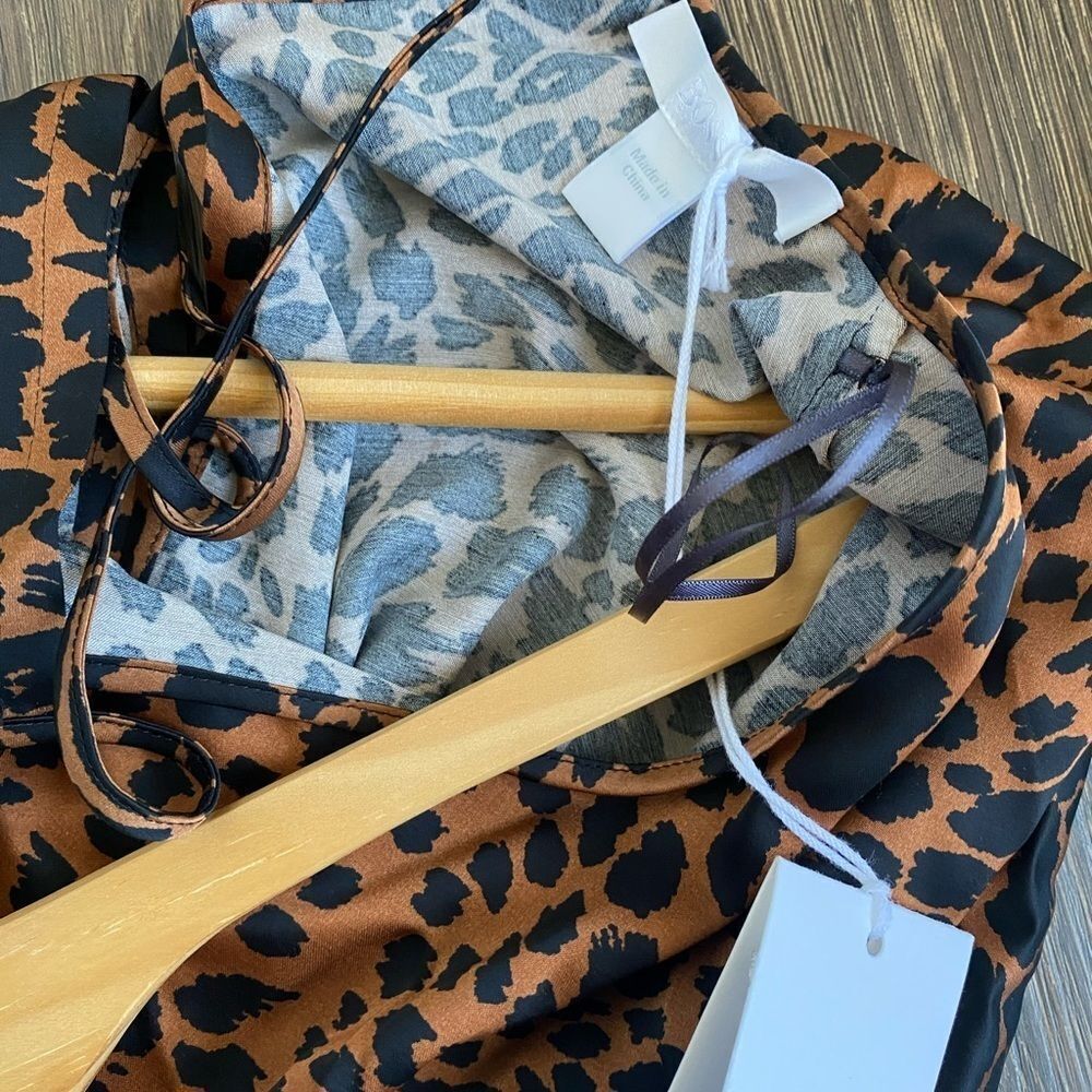 Hugo boss darkea long sleeve animal print dress NWT - Picture 9 of 9